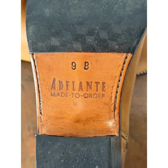Adelante Leather Handmade to Order Boot US Womens 9B #0134C Guatamala - Picture 5 of 11